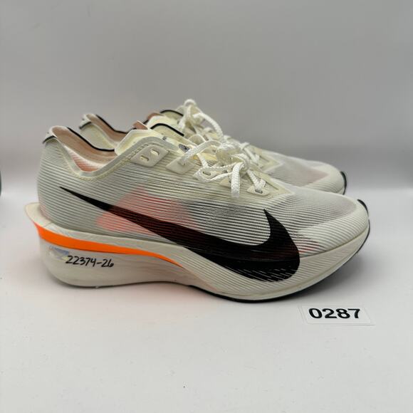 NIKE Women's 8 ZoomX Vaporfly Next% 4 Sail Orange Running HF6411-100 - Picture 5 of 7